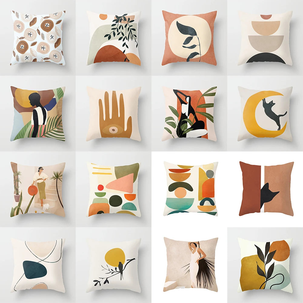 Morandi Abstract Pillow Case