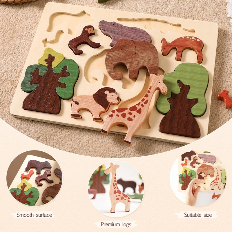 Animals Wooden Puzzle