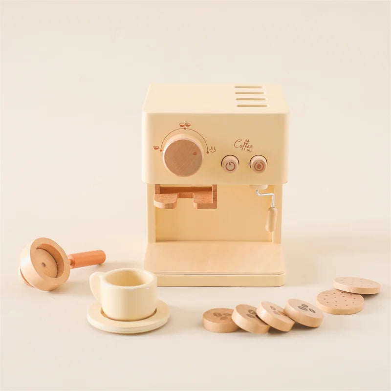 Wooden Coffee Machine