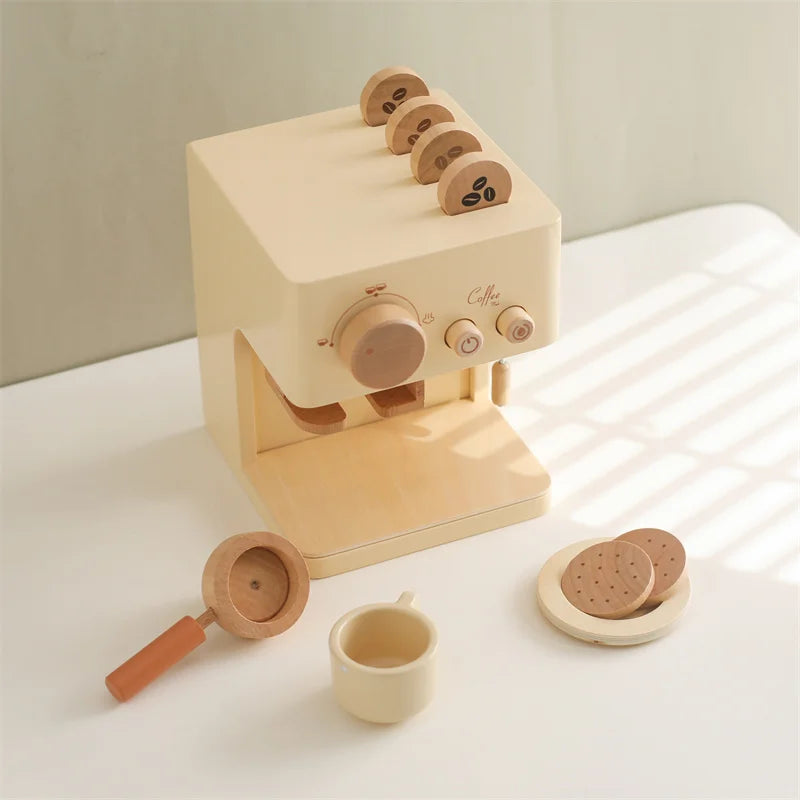 Wooden Coffee Machine