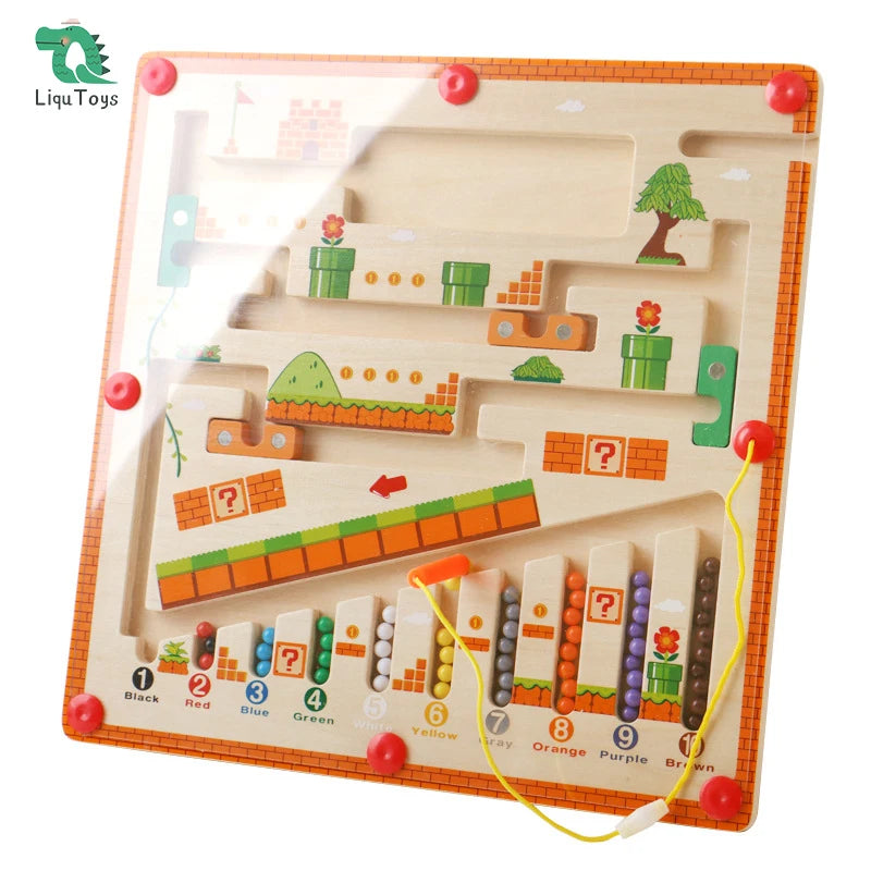 Magnetic Wooden Maze