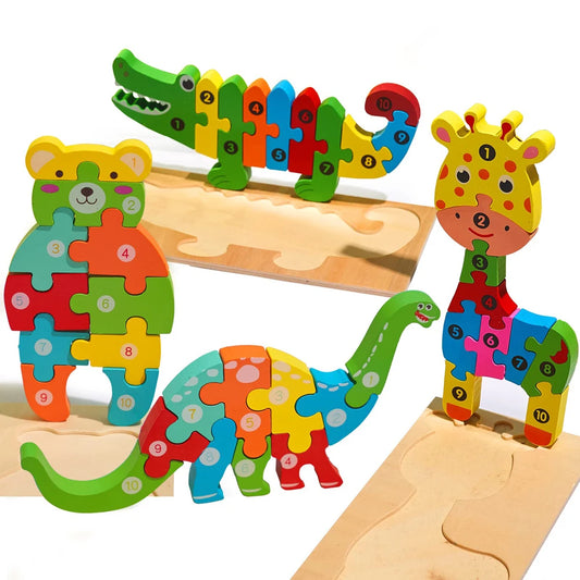 Animal Wooden Puzzles