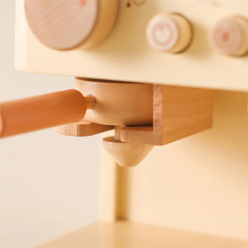 Wooden Coffee Machine