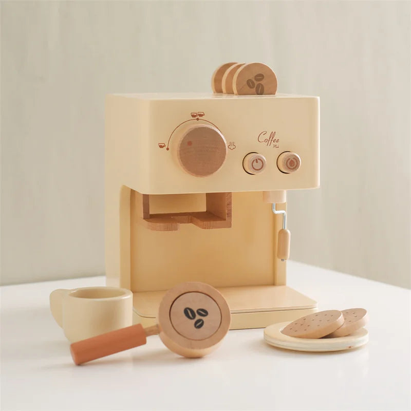 Wooden Coffee Machine