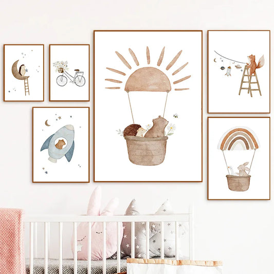 Boho Kids Wall Art