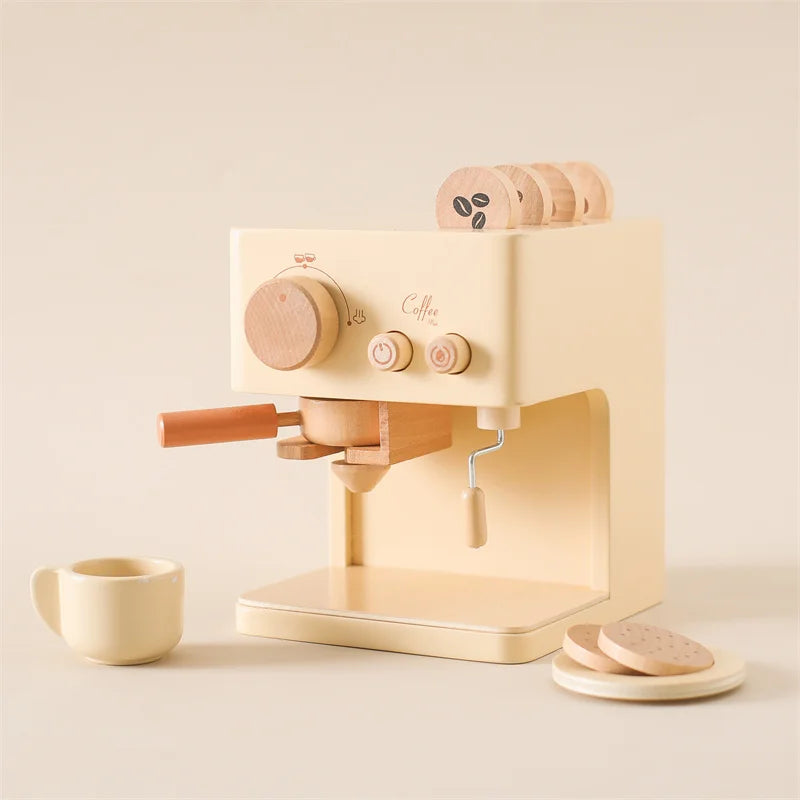 Wooden Coffee Machine