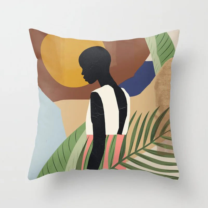 Morandi Abstract Pillow Case