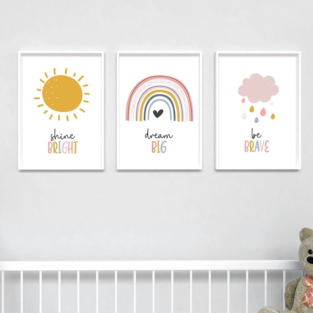 Nursery  Girls Room Wall Art