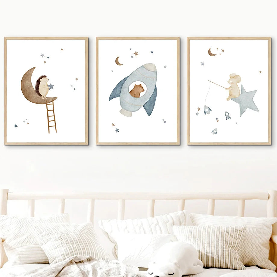 Boho Kids Wall Art